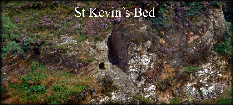 Excursions en Irlande catholique - Histoire - Foi Chrétienne - Moeurs et Traditions St%20Kevin's%20Bed,%20Glendalough%20001L